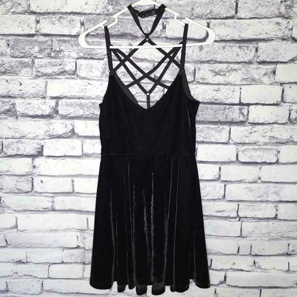 Killstar Black Magica Skater Dress - M - Picture 4 of 5